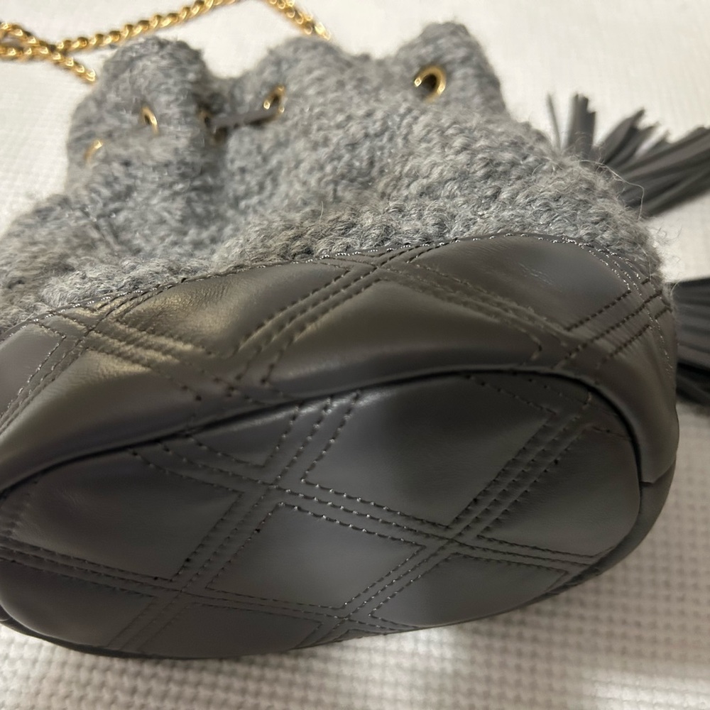Tory Burch Soft Boucle Drawstring Mini Bucket Bag - image 5